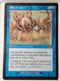 Power Taint - Urza's Saga - Magic the Gathering MTG Nice! - Image 1
