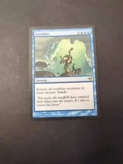 MtG Inundate 25/180 Eventide Regular Rare LP - Image 1
