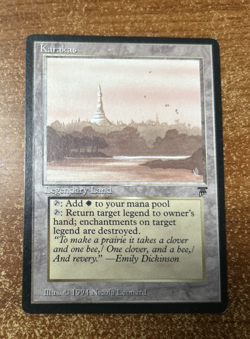 MTG - Karakas Legends 1994 Regular Uncommon Magic the Gathering LP, English - Image 1
