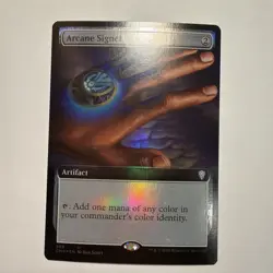 Arcane Signet (Extended Art) Commander Legends Foil - Image 1