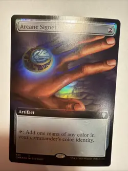 Arcane Signet (Extended Art) Commander Legends Foil - Image 4