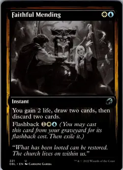 Faithful Mending 221 Uncommon Magic: The Gathering NM/M - Image 1