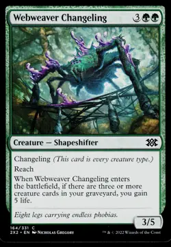 Webweaver Changeling C Double Masters 2022 164 NM - Image 1