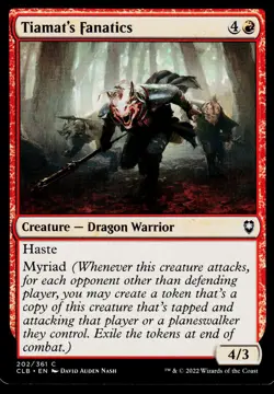 Tiamat's Fanatics C Commander Legends: Battle for Baldur's Gate 202 NM - Image 1