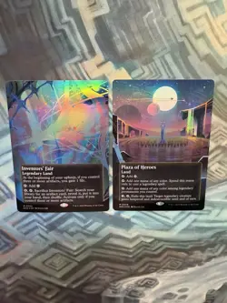 Foil Plaza of Heroes & Inventors’ Fair EoE -Both Damaged Please See All Photos- - Image 3