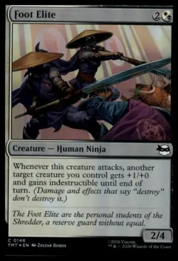 Foot Elite Foil C Teenage Mutant Ninja Turtles 146 NM - Image 1