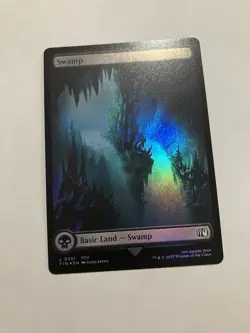 MTG Final Fantasy - Basic Lands Complete Set of 16 - FULL ART - FOIL - NM - Image 4