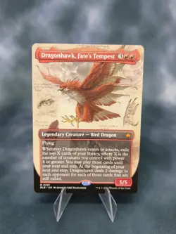 Dragonhawk, Fate's Tempest (Borderless) Bloomburrow Regular - Image 1