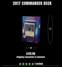 2017 Commander Arcane Wizards Complete Set! Get Deck! Magic The Gathering NM - Image 1