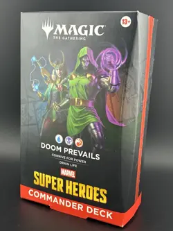 Magic The Gathering Marvel Super Heroes Doom Prevails Commander Deck | New - Image 1