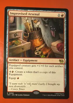 MTG, IMPROVISED ARSENAL, 0092, RARE, NM, TMT, REGULAR FINISH - Image 1