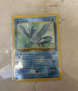 Wizards of the Coast Pokemon Fossil Unlimited Articuno 2/62 EN 70HP 1999 - Image 1