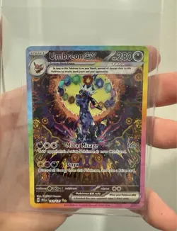 Umbreon ex 161/131 Sv: Prismatic Evolutions SIR Full Art Holo English 280HP - Image 1
