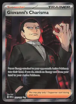 Giovanni's Charisma - 197/165 Ultra Rare197/165SV: Scarlet & Violet 151NM - Image 1