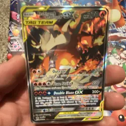 Pokemon TCG Reshiram & Charizard GX SM201 Promo Holo English TAG TEAM 270 HP - Image 1