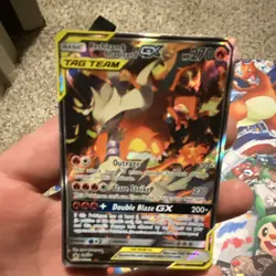 Pokemon TCG Reshiram & Charizard GX SM201 Promo Holo English TAG TEAM 270 HP - Image 3