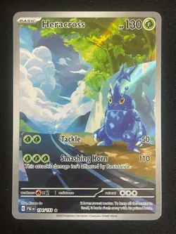 Pokemon Heracross Illustration Rare SV02: Paldea Evolved 194/193 NM - Image 1