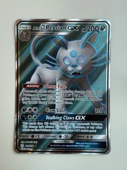Pokemon TCG - Alolan Persian GX 219/236 - Cosmic Eclipse - Image 1
