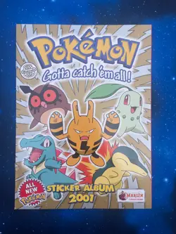 Pokemon Sticker Album Series 3 2001 + Poster Intact - Image 1