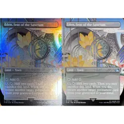 x2 Eden Seat of the Sanctum MTG Card Final Fantasy Foil & Regular 0355 - Image 1