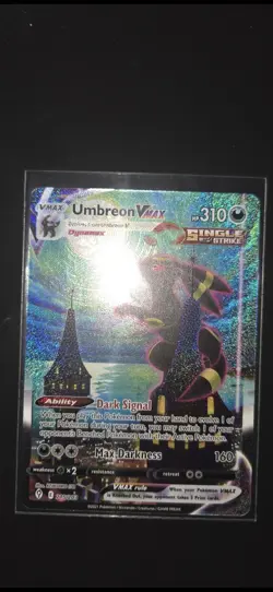 Pokemon Umbreon VMAX 215/203 SWSH07 Evolving Skies Secret Rare Holo ENG - Image 2