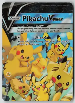 Pikachu V-Union SWSH139 Holo Promo Sword & Shield Promo Pokemon Holo LP - Image 1