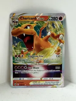 Pokemon Charizard VSTAR 018/172 Brilliant Stars Ultra Rare Full Art Holo 280 HP - Image 1