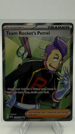Team Rocket's Petrel 226/182 Sv10: Destined Rivals Full Art Holo (NM) - Image 1