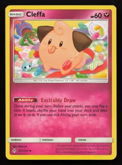 Cleffa 131/214 Uncommon Unbroken Bonds Pokemon LP - Image 1