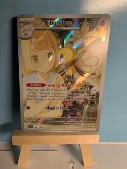 Pokemon Lilie's Ribombee #164/159 Journey Together Holo - Image 2