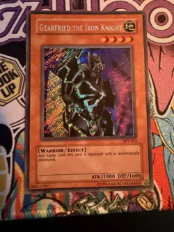 Yu-Gi-Oh Gearfried the Iron Knight BPT-012 Secret Rare - Image 1