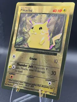 Pikachu 58/102 Gold Metal Celebrations Ultra Premium Collection Card Pokemon TCG - Image 2