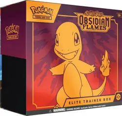 Pokemon TCG Scarlet & Violet Obsidian Flames Elite Trainer Box English 2023 - Image 1
