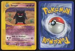 Gengar 13/165 Reverse Holo Rare Expedition Base Set Pokemon English MP - Image 3