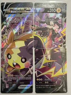 Pokemon TCG SWSH287-SWSH290 Morpeko V-Union Promo Card Set Of 4 - Image 1