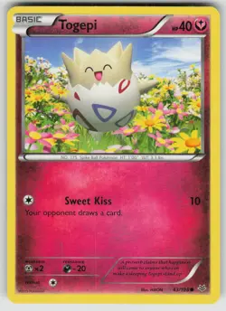 Togepi 43/108 Common Roaring Skies Pokemon Lightly Played - Image 1