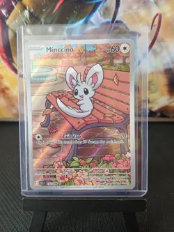 Minccino 152/086 SV Black Bolt English Pokemon Card NM - Image 2