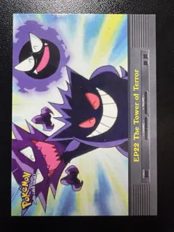 The Tower of Terror Ep22 Topps Blue Logo TV Animation Edition NM Pokemon Regular - Image 1