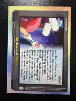 The Tower of Terror Ep22 Topps Blue Logo TV Animation Edition NM Pokemon Regular - Image 2