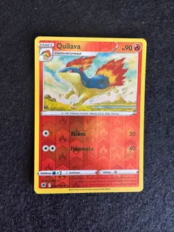 QUILAVA 024/189 REVERSE LUCENTEZZA SIDERALE SPADA E SCUDO CARTA POKEMON ITA - Image 1