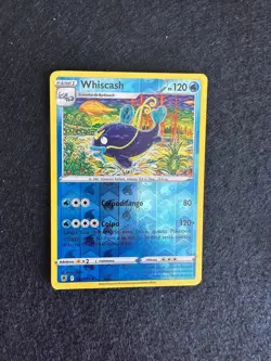 WHISCASH 036/189 REVERSE LUCENTEZZA SIDERALE SPADA E SCUDO CARTA POKEMON ITA - Image 1