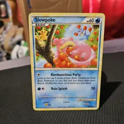Slowpoke Pokemon TCG HGSS Undaunted Common Card #66/90 - Image 1