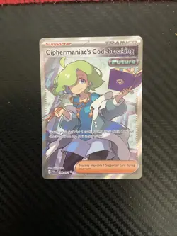 Ciphermaniac's Codebreaking 198/162 Ultra Rare Temporal Forces Pokemon Near Mint - Image 1