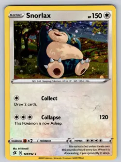 Snorlax 141/192 Holo Promo Miscellaneous Cards & Products Pokemon NM - LP - Image 1