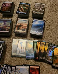 Magic The Gathering MTG Full Art Basic Land Lot 1200 Cards MH3 Fallout BLB ZNR - Image 3