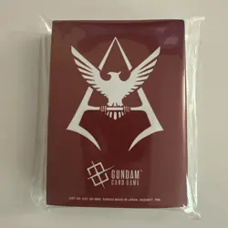 Gundam Card Game New Official Matte Sleeves EX Char Bandai Card Fest 70 Count - Image 1