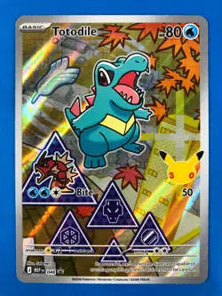 Pokemon TCG Totodile 048 Black Star Promo First Partners Collection Series 2 NM - Image 1