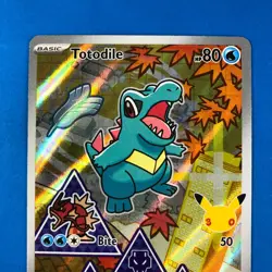 Pokemon TCG Totodile 048 Black Star Promo First Partners Collection Series 2 NM - Image 2