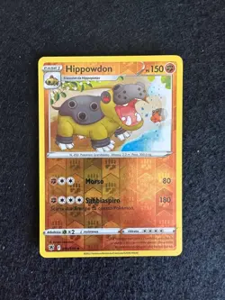 HIPPOWDON 080/189 REVERSE LUCENTEZZA SIDERALE SPADA E SCUDO CARTA POKEMON ITA - Image 1
