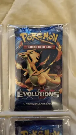 POKEMON XY EVOLUTIONS FULL ARTWORK SET 4X BOOSTER PACKS NEW & SEALED 2016 - Image 2